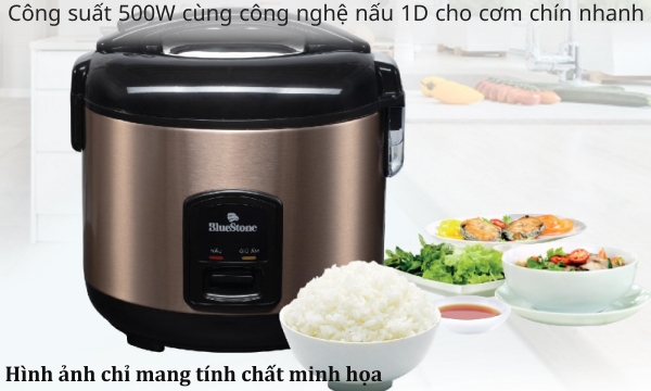 Nồi cơm nắp gài BlueStone 1.2 lít RCB-5512