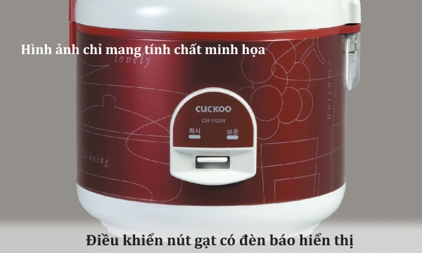 Nồi cơm nắp gài Cuckoo 2 lít CR-1122/REIVVNCV