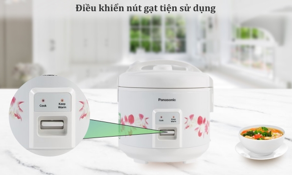 Nồi cơm điện Panasonic 1 lít SR-MVN10FRAX Trắng