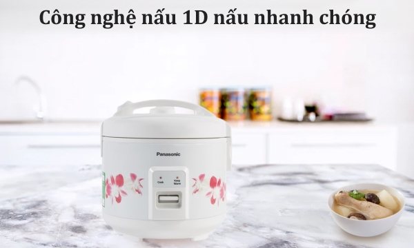 Nồi cơm điện Panasonic 1 lít SR-MVN10FRAX Trắng