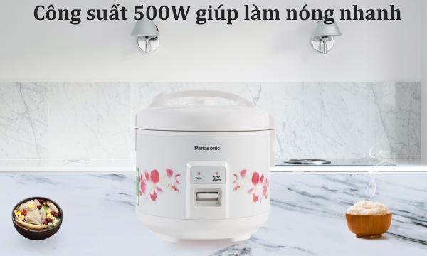 Nồi cơm điện Panasonic 1 lít SR-MVN10FRAX Trắng