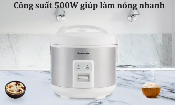 Nồi cơm điện Panasonic 1 lít SR-MVN10LRAX Xám
