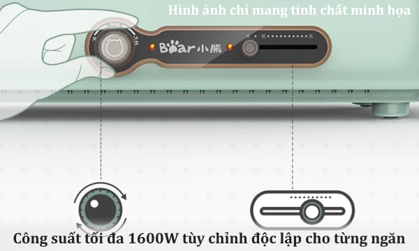 Bếp lẩu nướng đa năng Bear DKL-C15G1