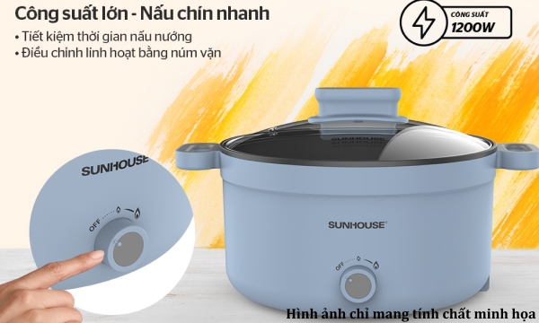 Nồi lẩu điện Sunhouse 3.5 lít SHD4528