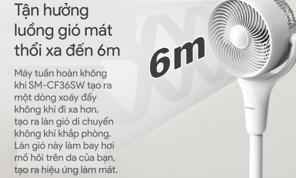 Quạt tuần hoàn không khí Shimono SM-CF36SW