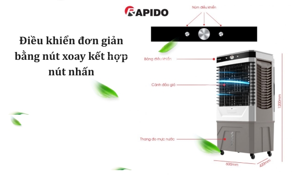 Quạt điều hòa không khí Rapido Everest 9000-M