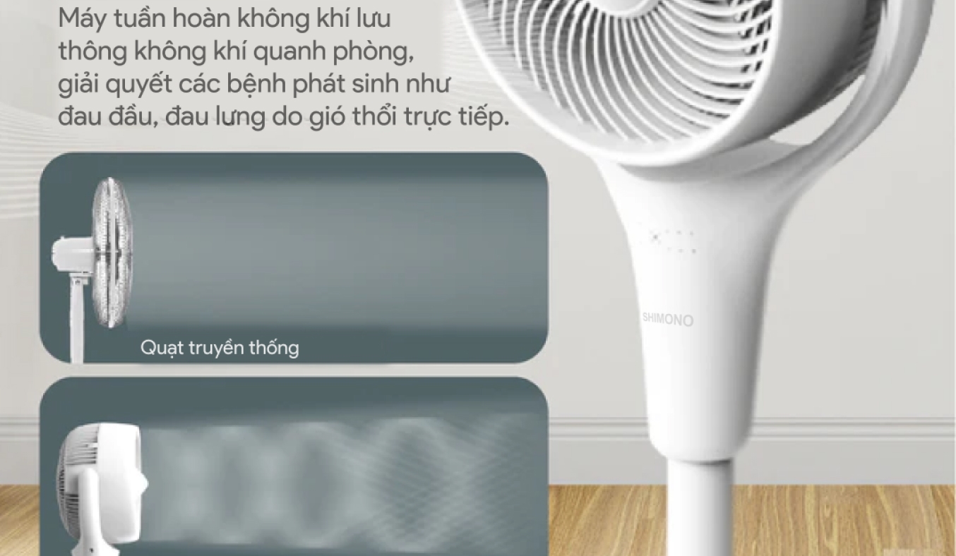 Quạt tuần hoàn không khí Shimono SM-CF36SW