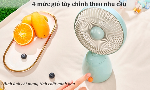 Quạt sạc Lofans FS1 Xanh Dương
