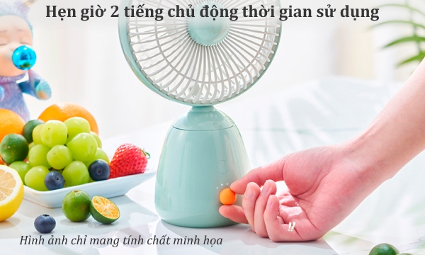 Quạt sạc Lofans FS1 Xanh Dương