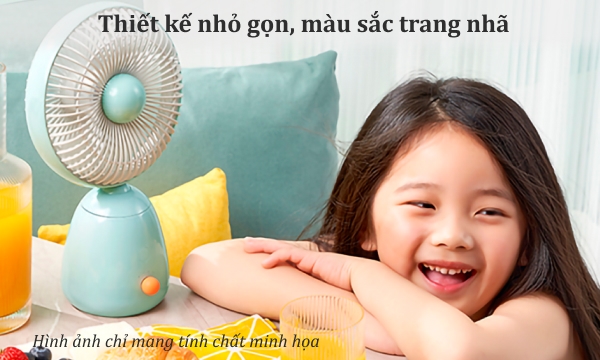 Quạt sạc Lofans FS1 Xanh Dương