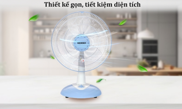 Quạt bàn Senko B1612 Kem Môn