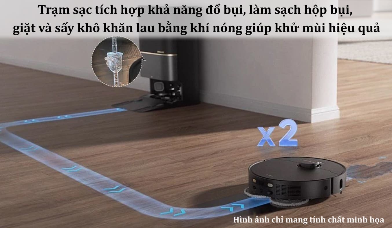 Robot hút bụi lau nhà Dreame X40 Ultra