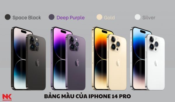 iPhone 14 Pro có nhiều tùy chọn màu sắc