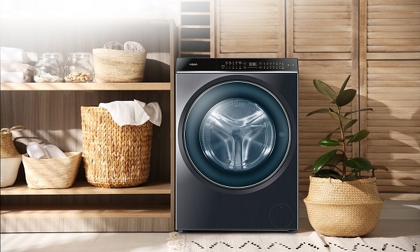Máy giặt AQUA được làm từ chất liệu cao cấp, đảm bảo độ bền cao 