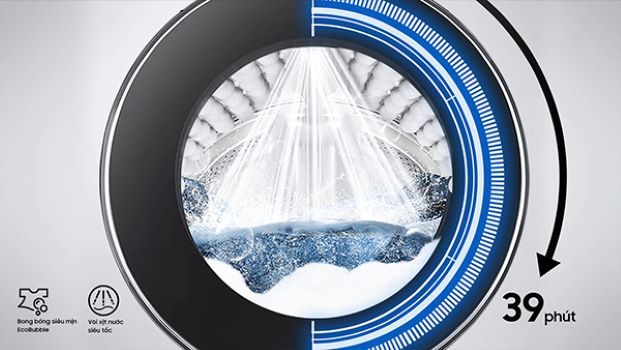 Chế độ giặt nhanh QuickDrive của máy giặt Samsung