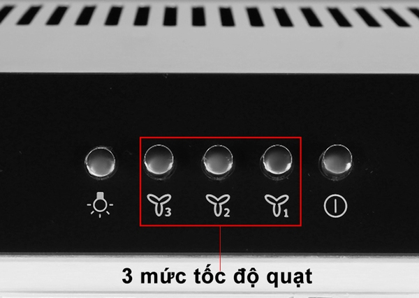 Chọn một trong ba mức độ hút phù hợp với nhu cầu của bạn 