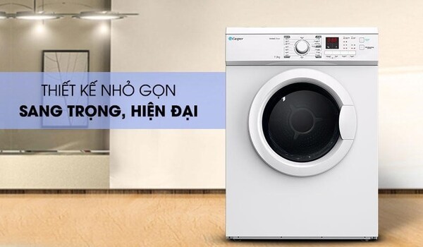 Máy sấy Casper có thiết kế nhỏ gọn, sang trọng (Nguồn: Internet)
