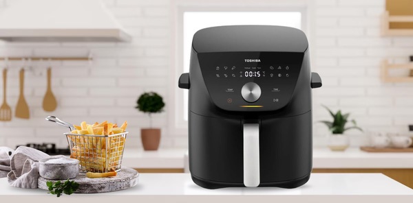 Nồi chiên không dầu Toshiba tích hợp đồng thời nhiều tính năng hiện đại 