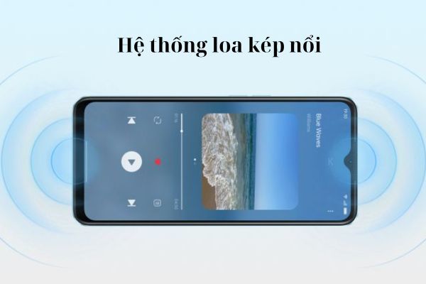Điện thoại OPPO A77s có loa kép nổi