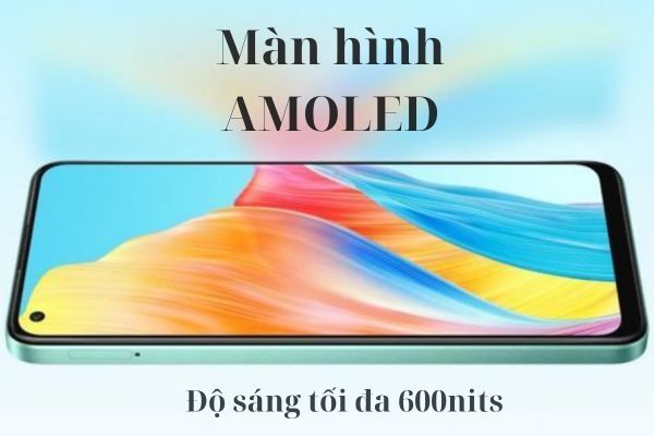 Điện thoại OPPO A78 nàn hình AMOLED FHD+