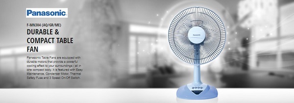 Quạt bàn Panasonic nhỏ gọn, tiện ích
