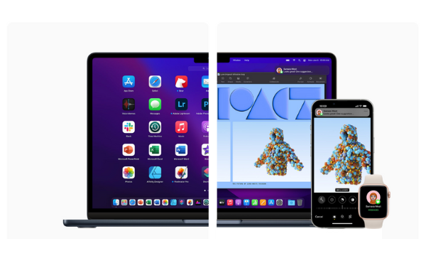 Laptop MacBook Air M2 2022 8GB/512GB/10 Core GPU MLY43SA/A Xanh Đen camera HD 1080p