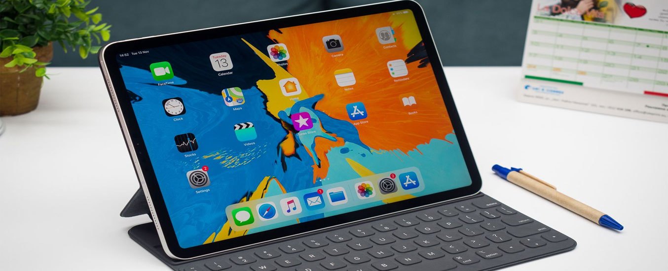 Máy tính bảng iPad Pro 11 inch Wifi Cell 256GB MXE42ZA/A Xám 2020 - Màn hình tràn viền, không nút home, tối đa không gian trải nghiệm