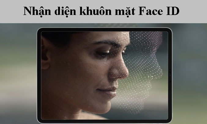 Máy tính bảng iPad Pro 11 inch Wifi Cell 256GB MXE42ZA/A Xám 2020 - Nhận diện khuôn mặt FaceID