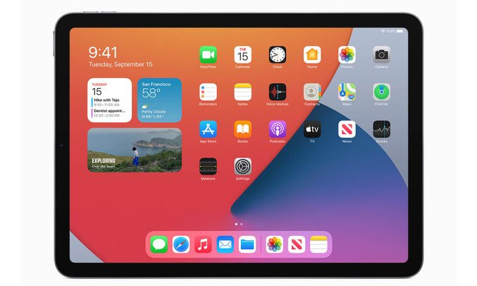 Máy tính bảng iPad Air 10.9 inch Wifi 256GB MYFT2ZA/A Xám 2020