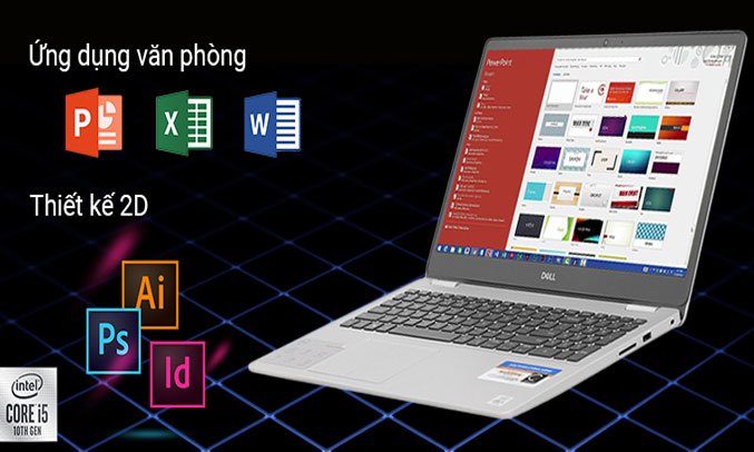 Dell Inspiron 15 5000 5593 i5-1035G1 15.6 inch N5I5513W Chip intel core i5 gia tăng hiệu suất làm việc