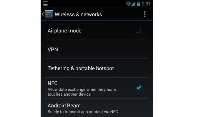 Cách gửi hình HD bằng NFC