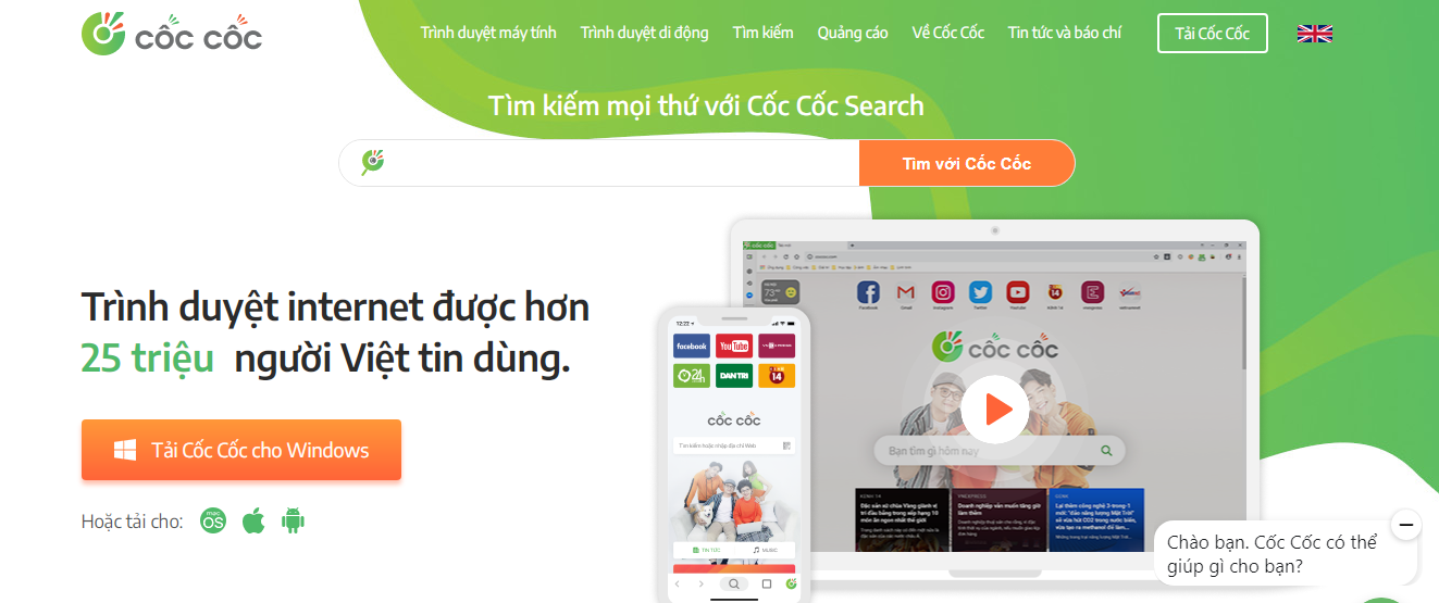 Cách tải, cài đặt Cốc Cốc về máy tính Macbook
