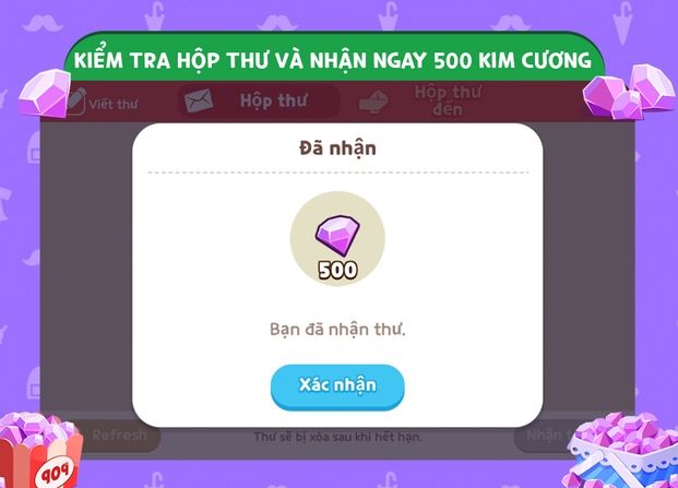 Nhận ngay 500 kim cương khi nhập mã code Play Together (Nguồn: Internet)