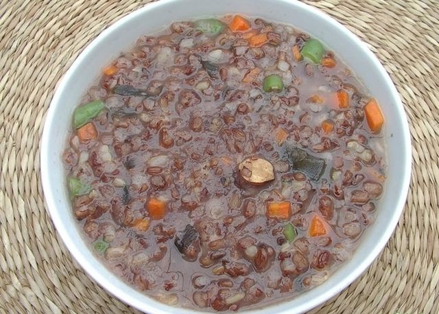 Cách nấu cháo gạo lứt bằng nồi cơm điện