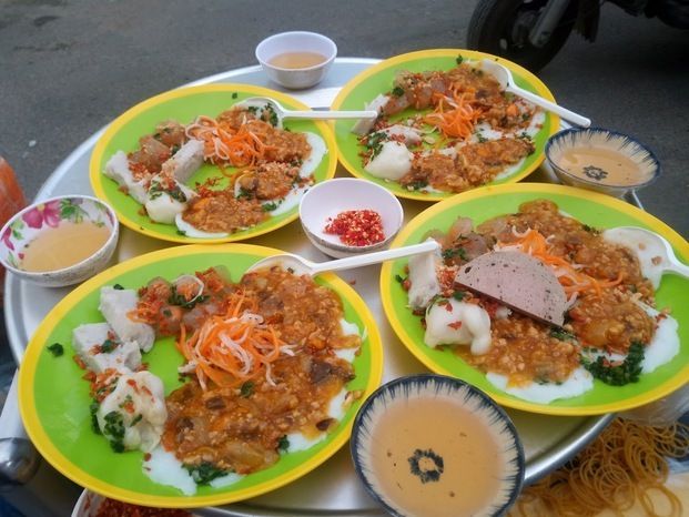 Bánh bèo được bày trí thật hấp dẫn