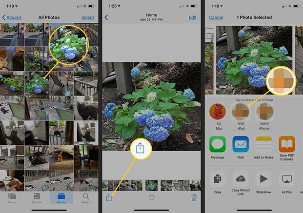 Cách sử dụng AirDrop trên iPhone, iPad hoặc iPod Touch