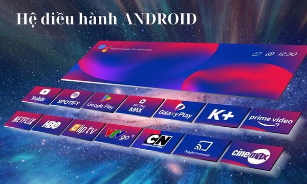 Android Tivi Casper 4K 55 inch 55UG6100 - Hệ điều hành Android 11.0, kho ứng dụng phong phú