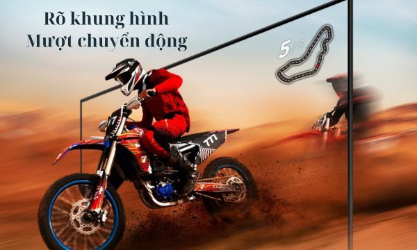 Smart Tivi QLED Samsung 4K 75 inch - Motion Xcelerator - Khung hình sắc nét, chuyển động mượt mà