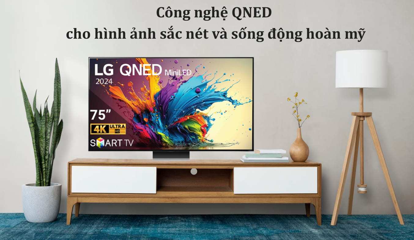 Smart Tivi QNED LG 4K 75 inch 75QNED91TSA
