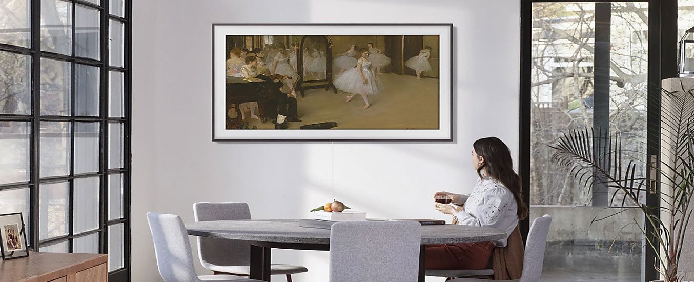 Smart Tivi QLED Samsung 4K 65 inch QA65LS03TAKXXV Chế độ Art Mode mang đến kho thư viện tranh nghệ thuật đa dạng
