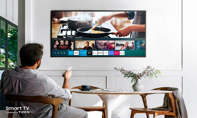 Smart Tivi QLED Samsung 4K 65 inch QA65LS03TAKXXV Kho ứng dụng giải trí khổng lồ