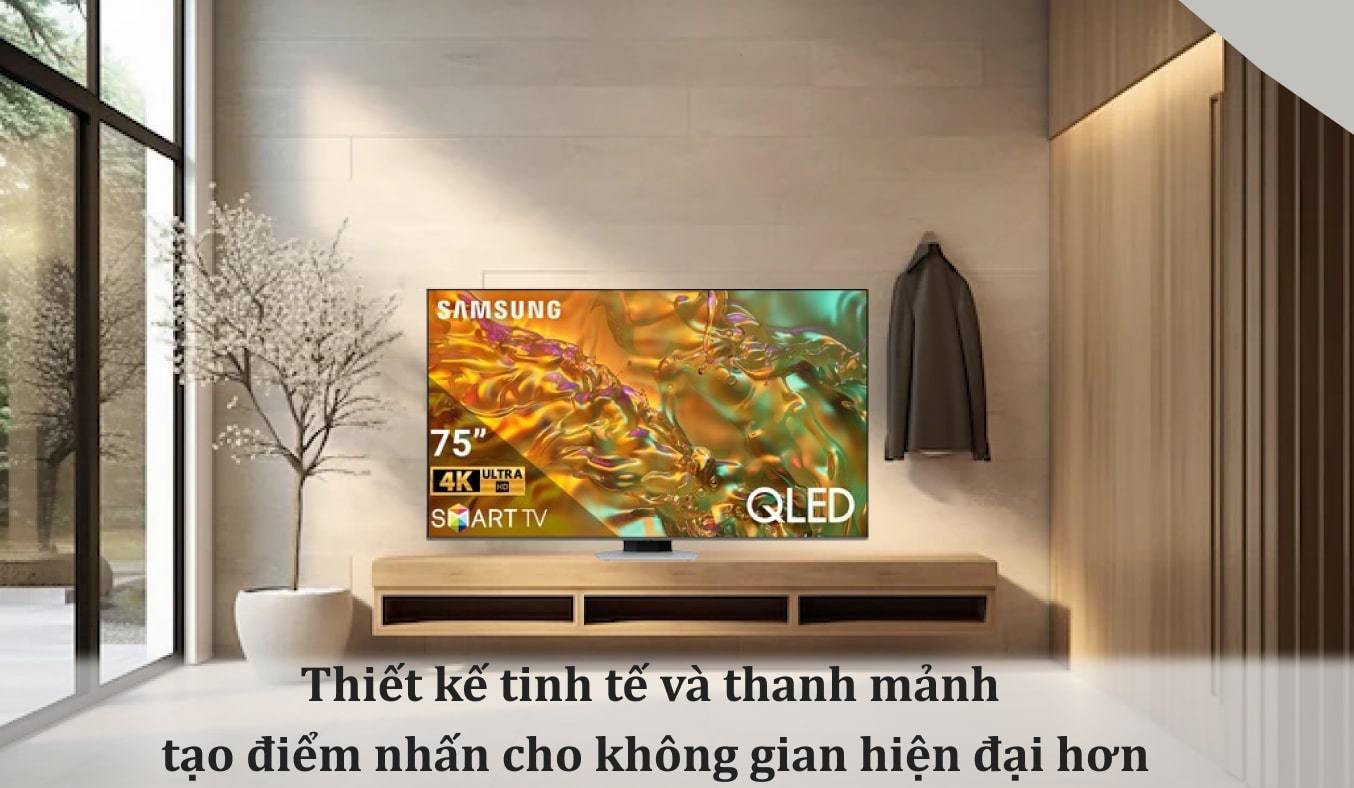Smart Tivi QLED Samsung 4K 75 inch QA75Q80DAKXXV