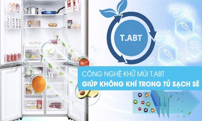 Tủ lạnh Aqua Inverter 456 lít AQR-IG525AM(GW)