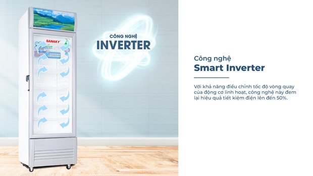 Công nghệ Smart Inverter của tủ mát Sanaky