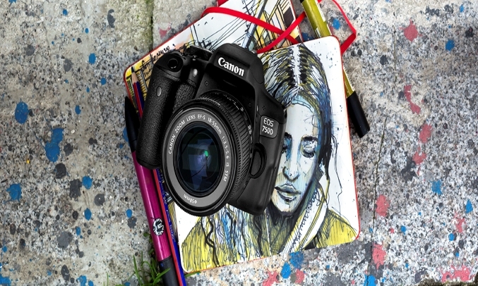 Máy ảnh Canon EOS KIT18-55mm 750D Đen