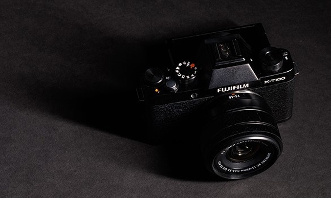 Máy Ảnh Fujifilm Kit 15-45mm X-T100/XC Đen