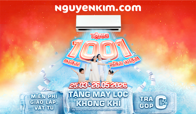 MUA MÁY LẠNH TẶNG 1001 ĐÊM TIỀN ĐIỆN