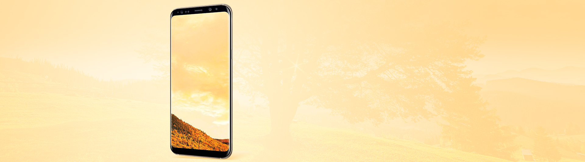 Điện thoại Samsung Galaxy S8 Plus vàng thiết kế đẹp mắt