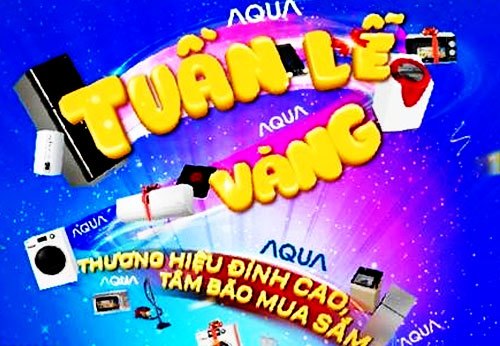 Ưu đãi Tuần lễ vàng Aqua