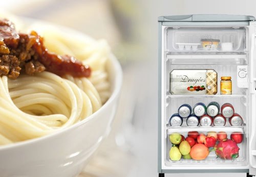 Những cách sắp xếp tủ lạnh mini Aquacho các bạn sinh viên